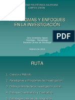 Paradigmas y Enfoques de Investigacion