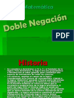 Lógica Matemática: Regla de Doble Negación