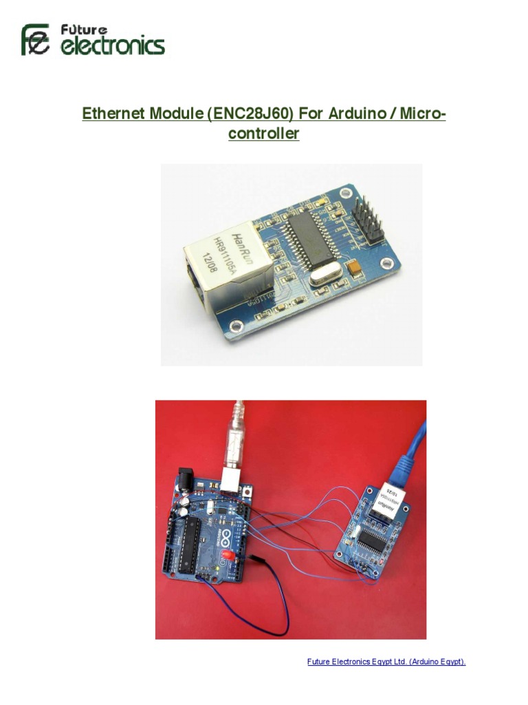 Ethernet Module ENC28J60 Arduino PDF | PDF | Arduino | Hypertext ...
