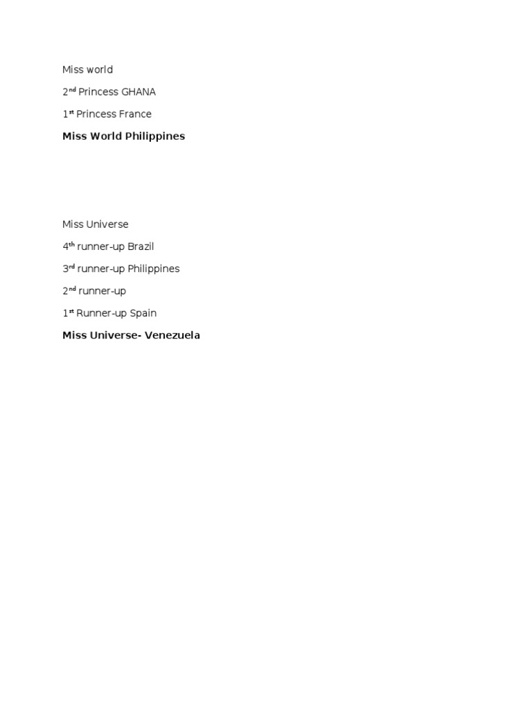 Pageant | PDF