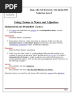 Grammar3 - ADJECTIVE AND NOUN CLAUSES-RULES AND PRACTICE PDF