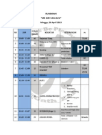 Rundown "MR Size Van Java" Minggu, 28 April 2013