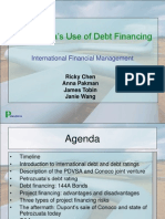 Petrozuata's Use of Debt Financing: International Financial Management