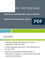 Lecture10 - Integrating The Four Skills PDF