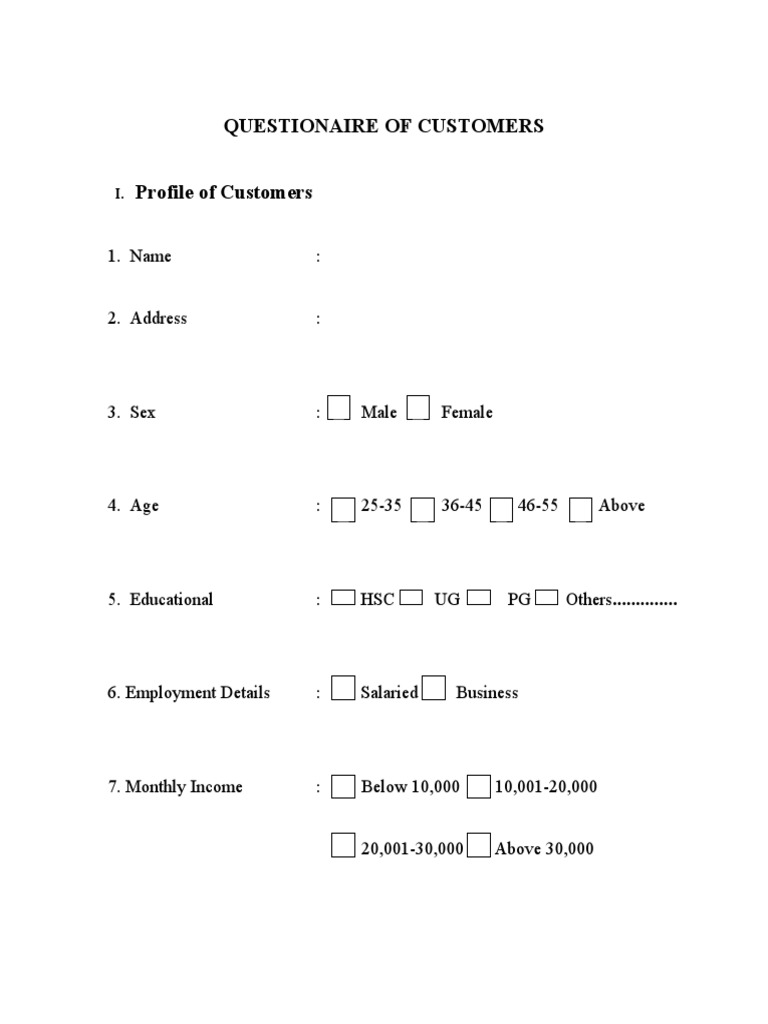 Customer Housing Loan Feedback Survey | PDF | Home & Garden