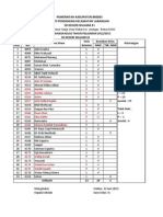 Buku Kenaikan Kelas 2012-2013