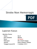 Laporan Kasus Stroke Non Hemorragic