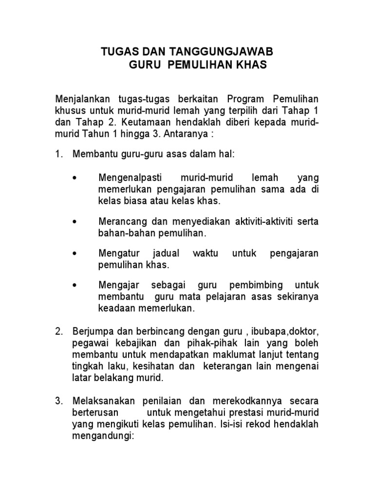 Tanggungjawab Dan Pelaksanaan Pdf Pdf