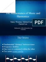 The Mathematics of Music and Harmonics