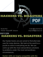 Hackers vs. Disasters Part 1