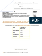 GUIA  4° BASICO TRABAJO