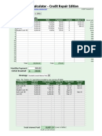 Debt Reduction Calculator - 20CR