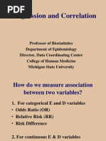 Correlation and Regression