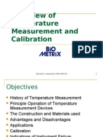 Overview of Temperature Measurement and Calibration: Biometrix Corporation (800) - 890-8909 1