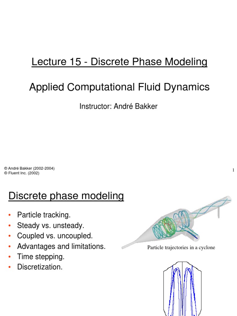 Discrete Phase Modeling CFD | PDF