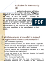 Where Can Application For Inter-Country Adoption Be Filed?