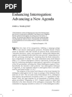 38
Parameters
Enhancing Interrogation:
Advancing a New Agenda
