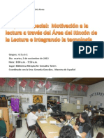 Proyecto Especial Motivando A La Lectura