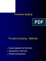 Thurstone Scaling