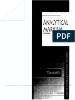 Mayer - 1994 - Analytical Marxism PDF