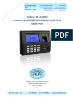Manual Control de Asistencia v12 EP300