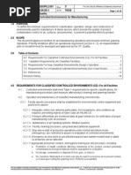 GSOP6.2.001 C 4/26/2011 76336 Quality Controlled Environments For Manufacturing