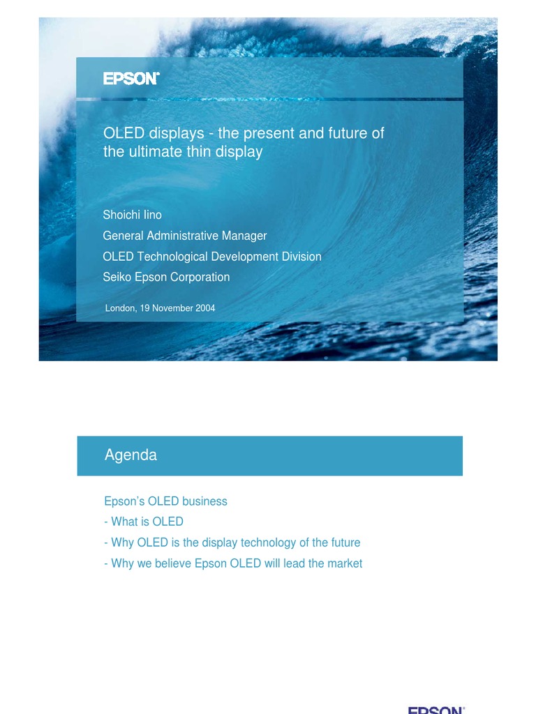 OLED Technology: Future of Displays | PDF | Oled | Liquid Crystal Display