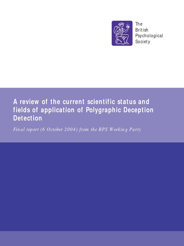 Polygraph Testing: Validity and Countermeasures | PDF | Polygraph ...