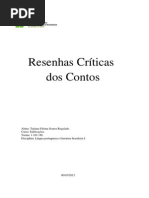 Resenhas Críticas dos Contos