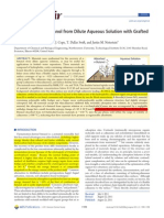 Adsorption of n-Butanol from Dilute Aqueous Solution with Grafted Calixarenes