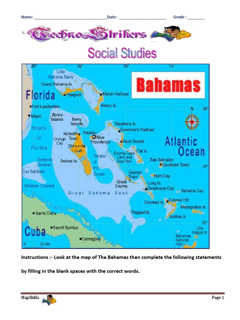 Bahamian map skills Worksheet.docx