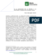 Discucion Sobre La Ilegalidad de La Prueba