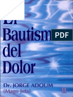 El Bautismo Del Dolor