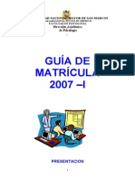 Guia de Matricula 2007-i Para La Web