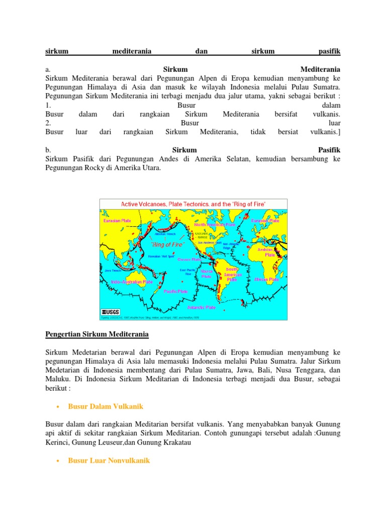Sirkum Mediterania dan Pasifik di Indonesia | PDF