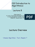 Lecture8 - Greedy Algorithms