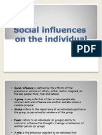 Social Influences Presentation1