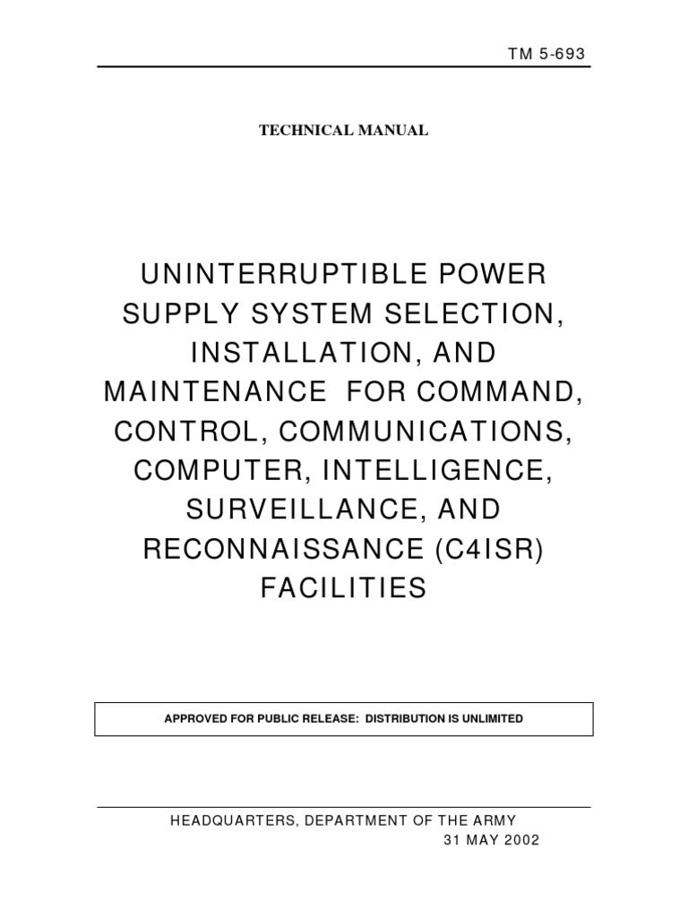 Uninterruptible Power Supply System Selection PDF | PDF | Power ...