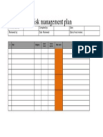 Risk Management Plan