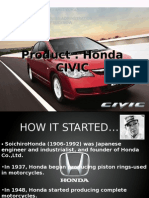 Analysis of Marketing Mix of Honda Cars in India