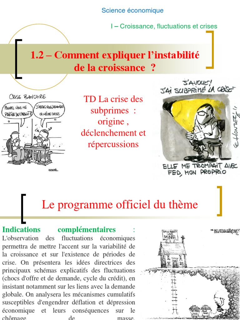 Titrisation des subprimes et crise économique | PDF | Obligation de ...