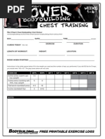 Power Bodybuilding 12 Week Logs Pdf Aerobic Exercise Athletic Sports