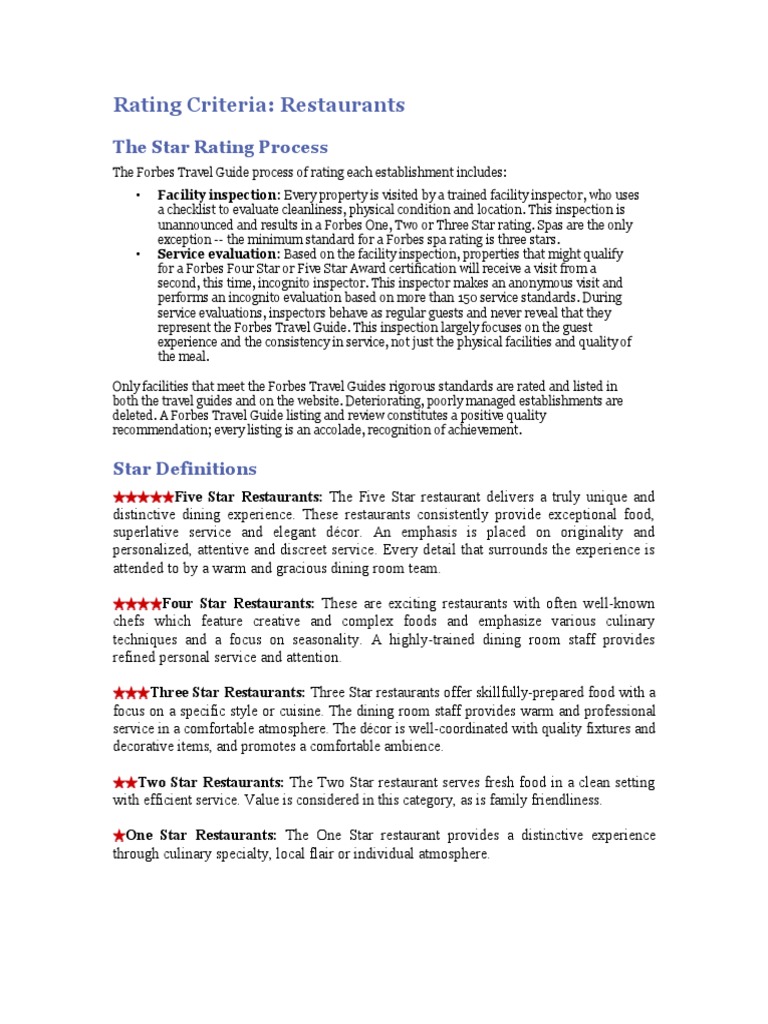 restaurantcriteria.pdf Restaurants Menu