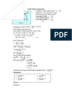 Limit Fungsi Trigonometri