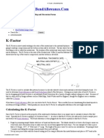 Calculate K-Factors for Sheet Metal Bends