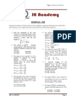 Module-15B: Numerical Solutions