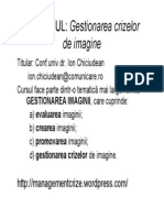 Curs Gestionarea Crizelor de Imagine ID SNSPA FCRP