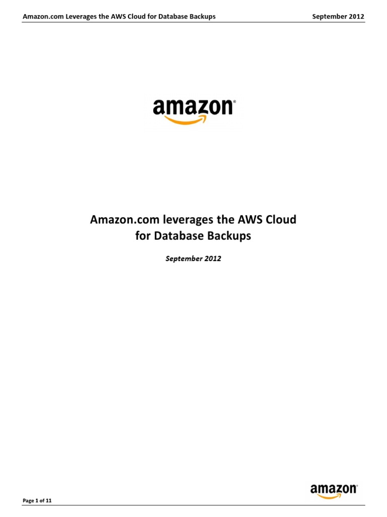 AWS Amazon Oracle Backups | PDF | Backup | Oracle Database