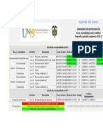 Agenda Del Curso