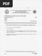Download Percubaan Upsr Bm 1 2009 Melaka by kimimache SN18323840 doc pdf